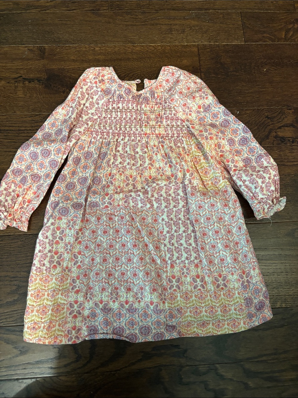 Zara Kids Pink Patchwork Dress, Size 3-4, EUC